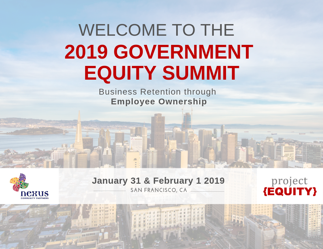 Government Equity Summit Sign