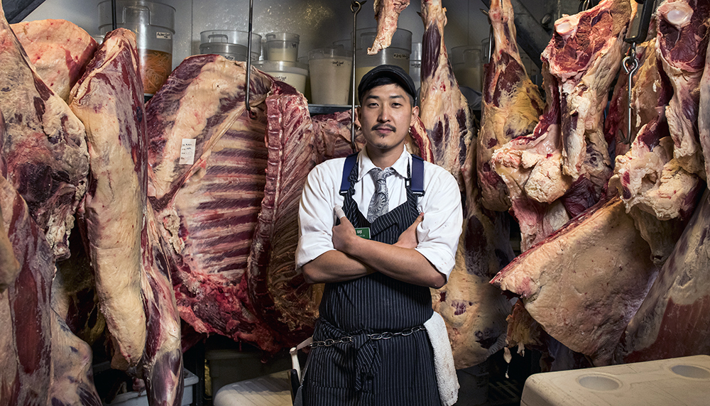 Koji Fujioka, employee-owner and butcher at The Local Butcher Shop