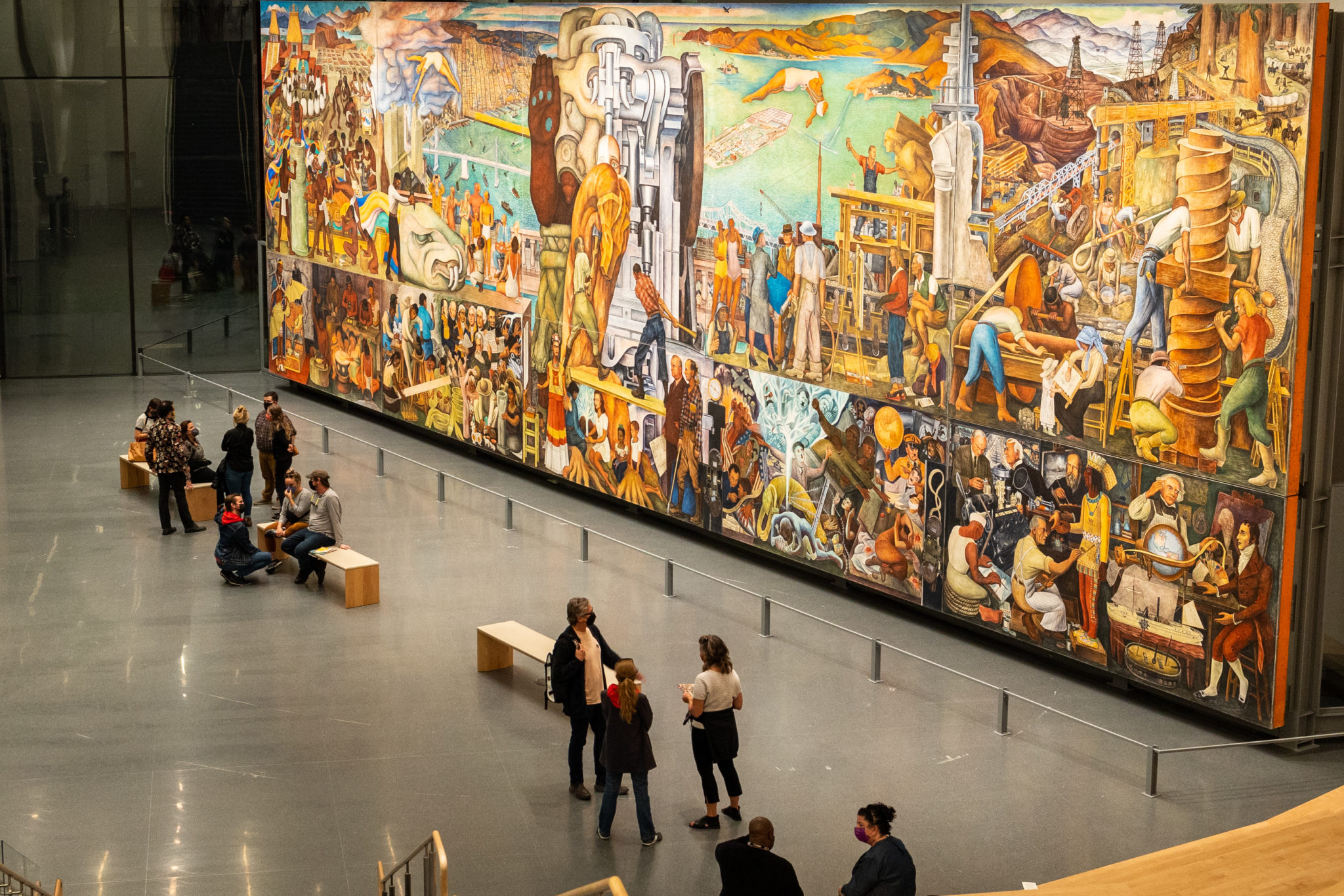 Atthowe moved Diego Rivera’s Pan American Unity to SFMOMA in 2021