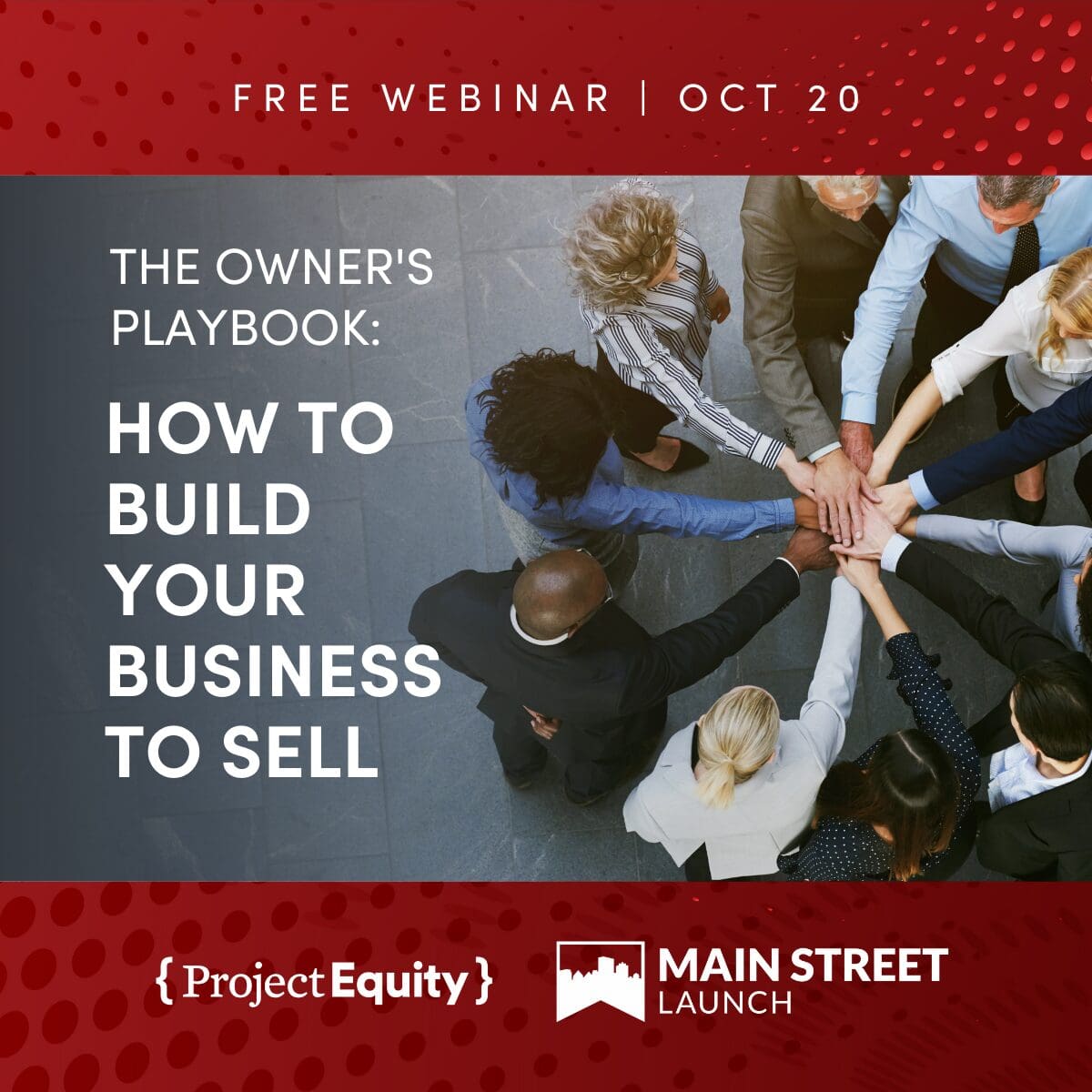 The Owner's Playbook: How to Build Your Business to Sell graphic