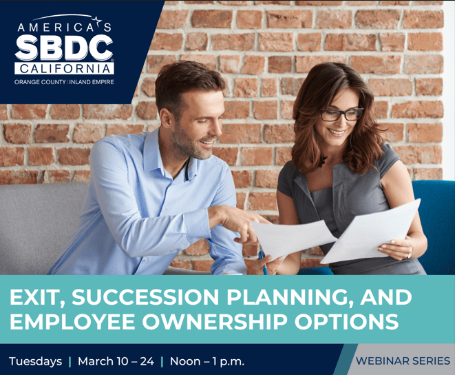 Exit, Succession Planning, and Employee Ownership Options graphic